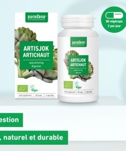 Artichaut extrait 300 mg 60 Vcaps BIO, 60 gélules